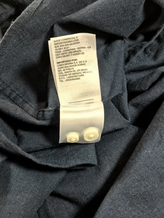 NWOT Original Penguin Short Sleeve Oxford Shirt - Dark Sapphire Blue L Cotton - Picture 11 of 11